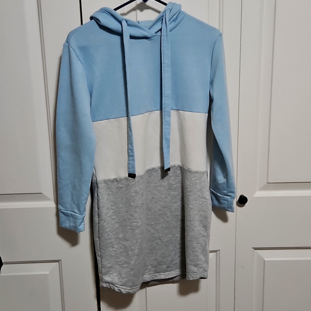 Juniors small hoodie dress